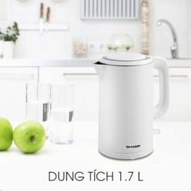 Bình đun siêu tốc 1.7 lít Sharp EKJ-17EVPS-WH